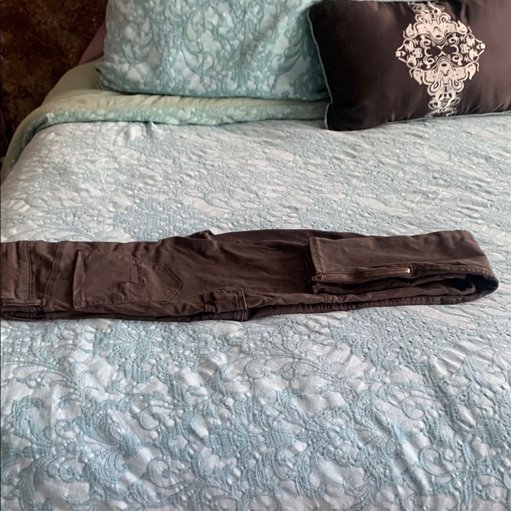 Gray Cargo Pants - image 3